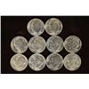 Image 1 : 10 ASSORTED 1959-1965 BU SILVER ROOSEVELT DIMES