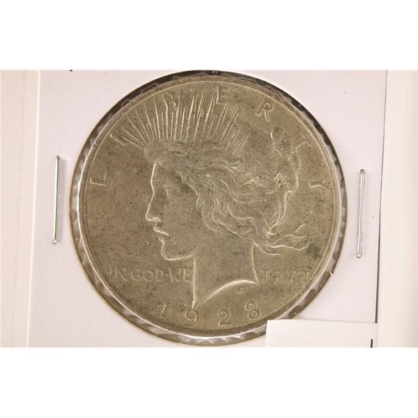 1923 PEACE SILVER DOLLAR