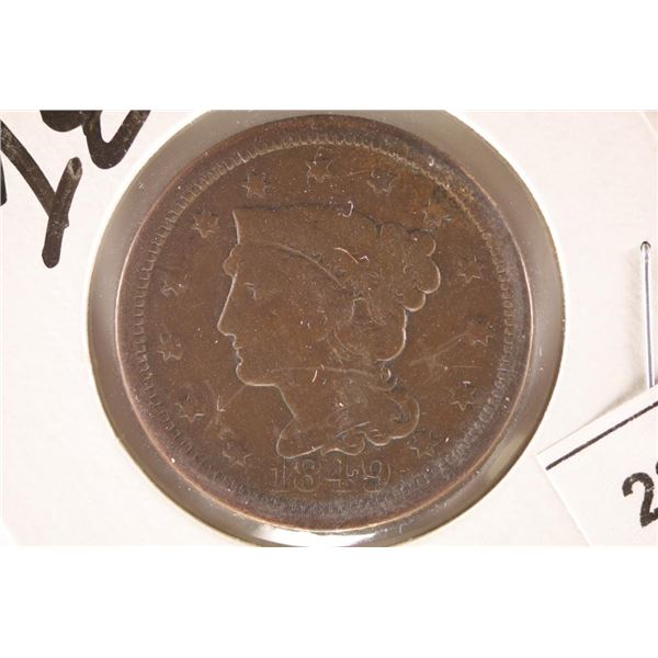 1849 US LARGE CENT