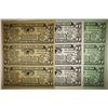 Image 2 : 3 UNCUT SHEETS OF NOVELTY CURRENCY ALL ARE