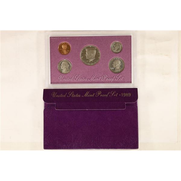 1989 US PROOF SET (WITH BOX)