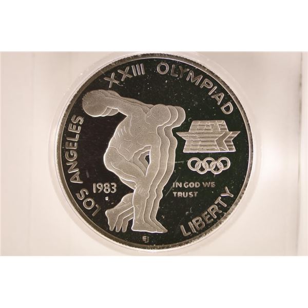 1983-S LOS ANGELES OLYMPICS PROOF SILVER DOLLAR