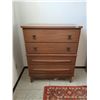 Image 1 : High Boy 4 Drawer Dresser Estimated 3ft