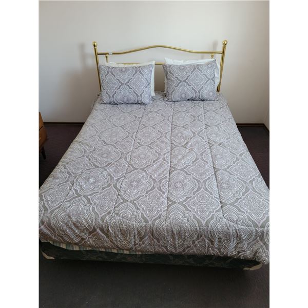 Brass Bedframe Double Bed