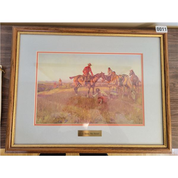 Queens War Hounds By CM Russel 1914 20" x 15"