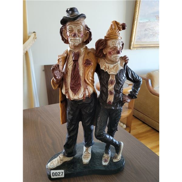 Ceramic Clown Statue Made In Canada