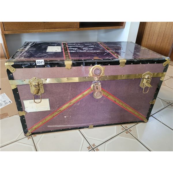 Antique Steamer Trunk