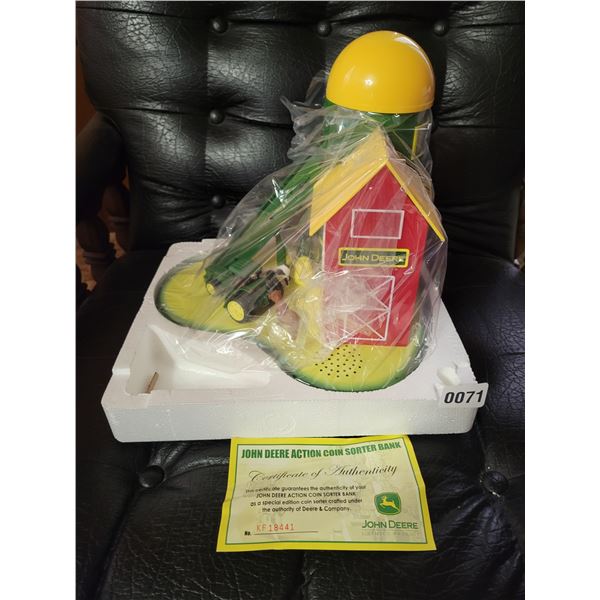 John Deere Action Coin Sorter Bank