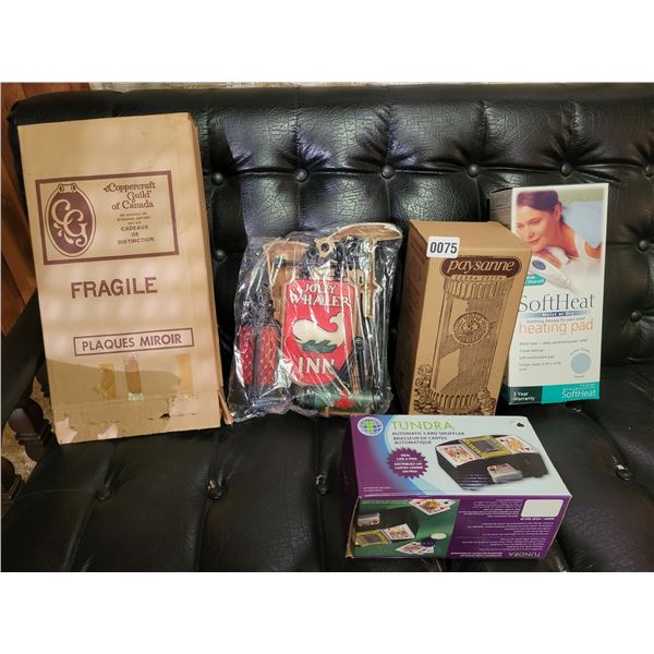 Copper Craft Gild Of Canada Jolly Whaler Inn Automatic Card Shuffler Terracotta Wine Cooler