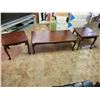 Image 1 : Coffee Table 48' x 24' x 17' & End Table Set
