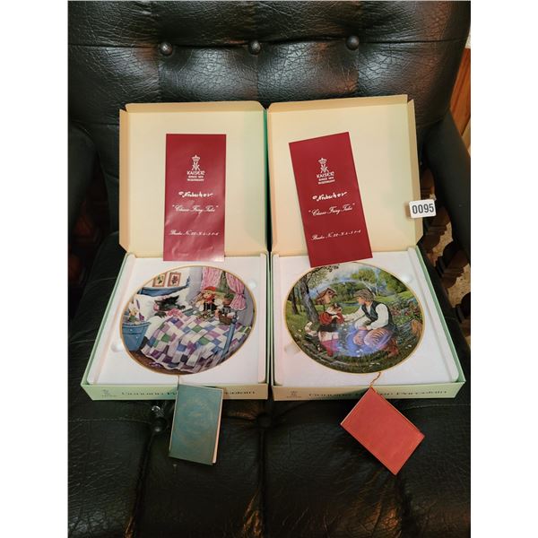 Kaiser Genuine Porcelain Decorative Plates x3