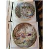 Image 2 : Georges Lawyer Alice In Wonderland Porcelain Plates x5