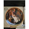 Image 3 : The Oldest Name In American Fine China Knowles Norman Rockwell Decorative Plates x3