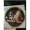 Image 4 : The Oldest Name In American Fine China Knowles Norman Rockwell Decorative Plates x3