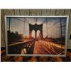 Image 1 : Framed Print Of Bridge On Canvas 47' x 31'