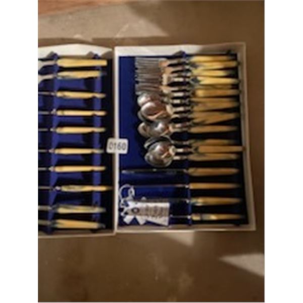 Dutch Blue Flatware Sets x2 Plus Box of Assorted Forks