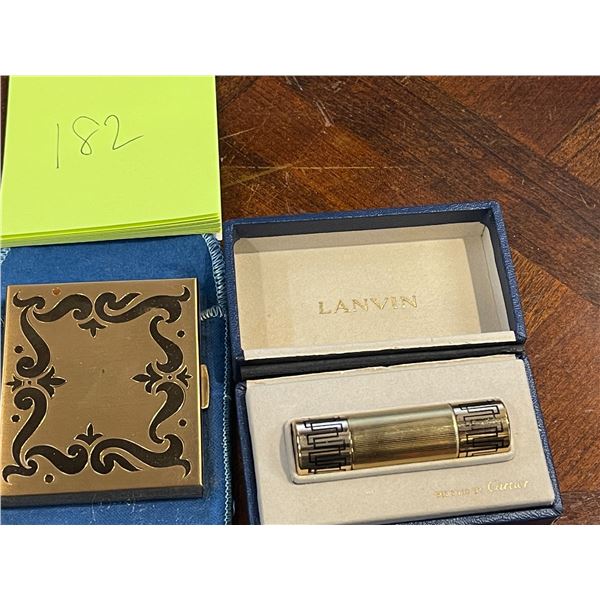 Lanvin designed by Cartier Perfume Bottle & Compact