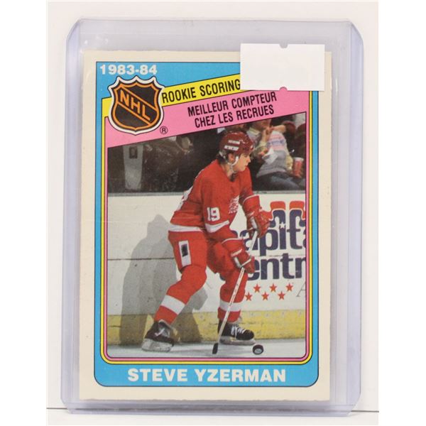 1984 STEVE YZERMAN ROOKIE SCORING LEADER