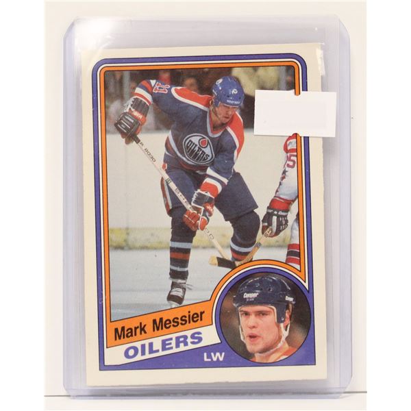 1984 MARK MESSIER HOCKEY CARD