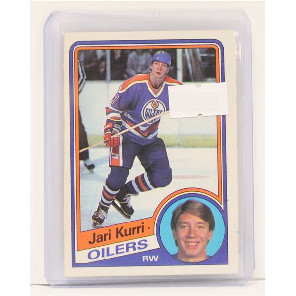 1984 JARI KURI HOCKEY CARD