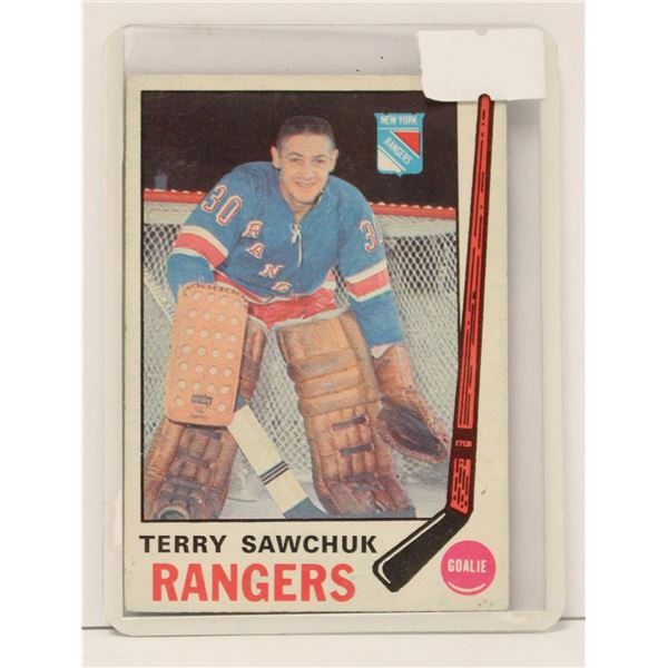 1969 TERRY SAWCHUK HOCKEY CARD