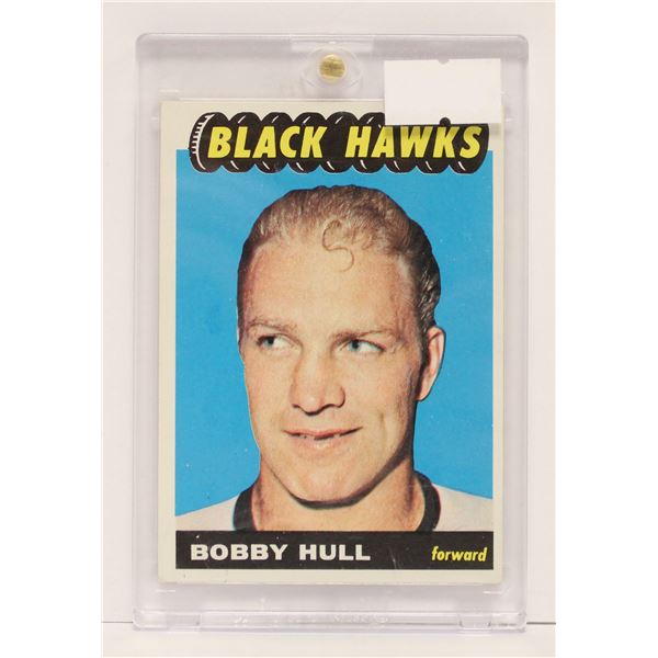 1965 TOPPS BOBBY HULL HOCKEY CARD