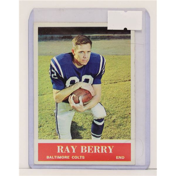1964 RAY BERRY NFL ROOKIE CARD