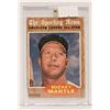 Image 1 : 1962 TOPPS MICKEY MANTLE BASEBALL CARD