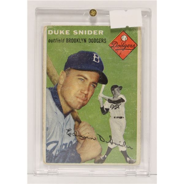 1954 TOPPS DUKE SNIDER BASEBALL CARD