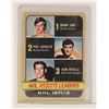 Image 1 : 1972 BOBBY ORR PHIL ESPOSITO CARD OPC