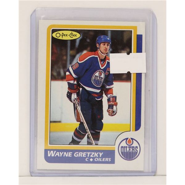 1986 OPC WAYNE GRETZKY HOCKEY CARD