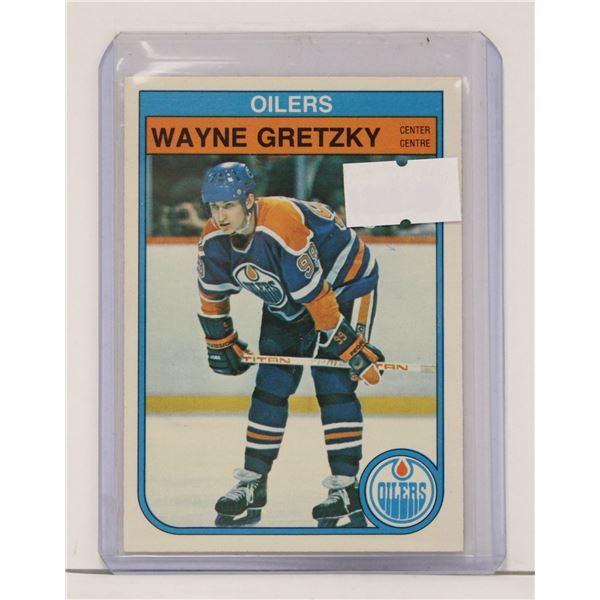 1982 WAYNE GRETZKY HOCKEY CARD OPC