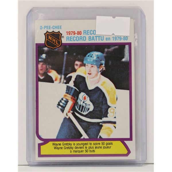 1980 WAYNE GRETZKY RECORD BREAKER HOCKEY