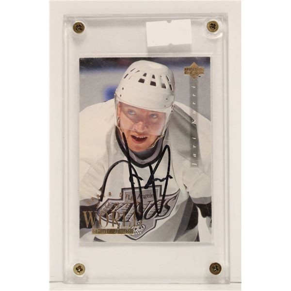 1994 JARI KURRI AUTOGRAPHED CARD