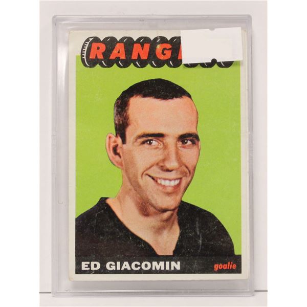 1965 ED GIACOMIN ROOKIE CARD