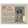 Image 1 : 1962 POST JIM ROUNTREE CFL FOOTBALL CARD