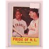 Image 1 : 1963 TOPPS 138 WILLIE MAYS STAN MUSIAL CARD