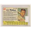 Image 1 : 1962 POST ED MATHEWS BASEBALL CARD