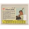Image 1 : 1962 POST ORLANDO CEPEDA BASEBALL CARD