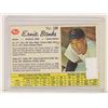 Image 1 : 1962 POST ERNIE BANKS BASEBALL CARD