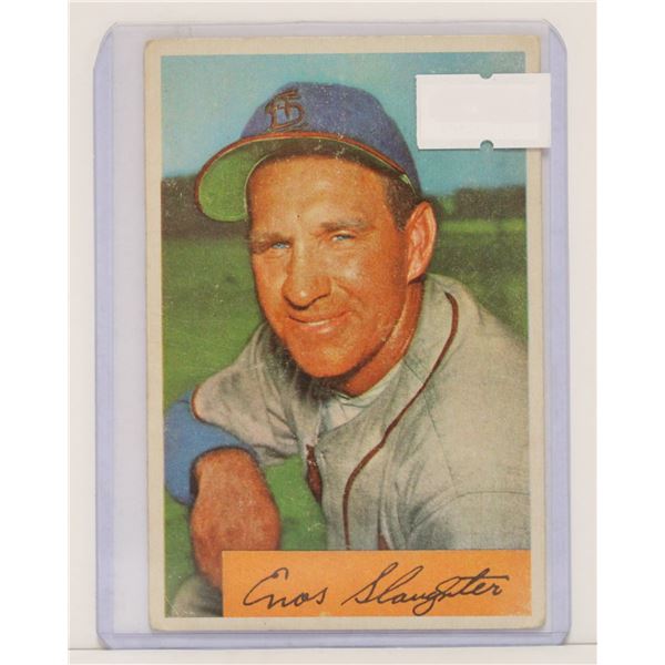 1953 TOPPS ENOS SLAUGHTER BASEBALL CARD