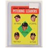 Image 1 : 1963 TOOPS PITCHING LEADER CARD