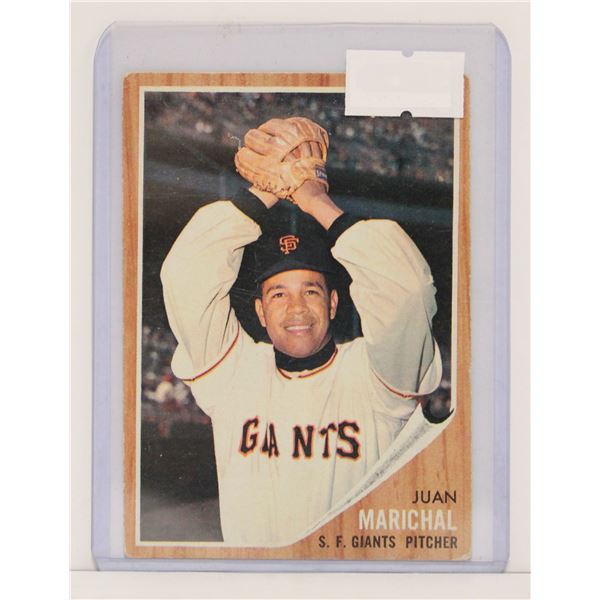 1962 TOPPS JUAN MARICHAL BASEBALL CARD