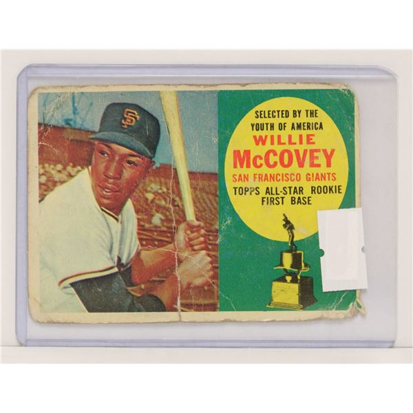 1963 TOPPS WILLIE MCCOVEY ROOKIE CARD