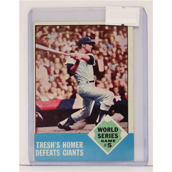 1963 TOPPS WORLD SERIES CARD