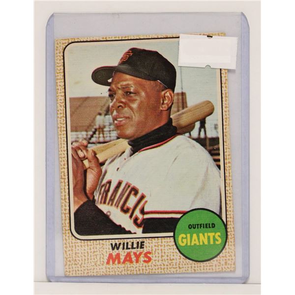 1968 WILLIE MAYS BASEBALL CARD