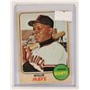 Image 1 : 1968 WILLIE MAYS BASEBALL CARD