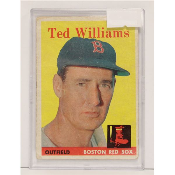 1958 TOPPS TED WILLIAMS BASEBALL CARD