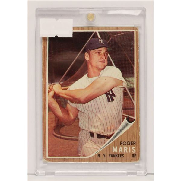1962 ROGER MARIS BASEBALL CARD