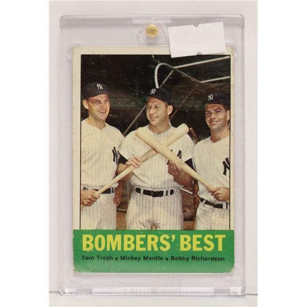 1963 MICKEY MANTLE BASEBALL CARD